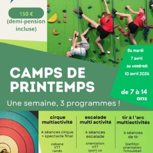 Camps printemps 2026