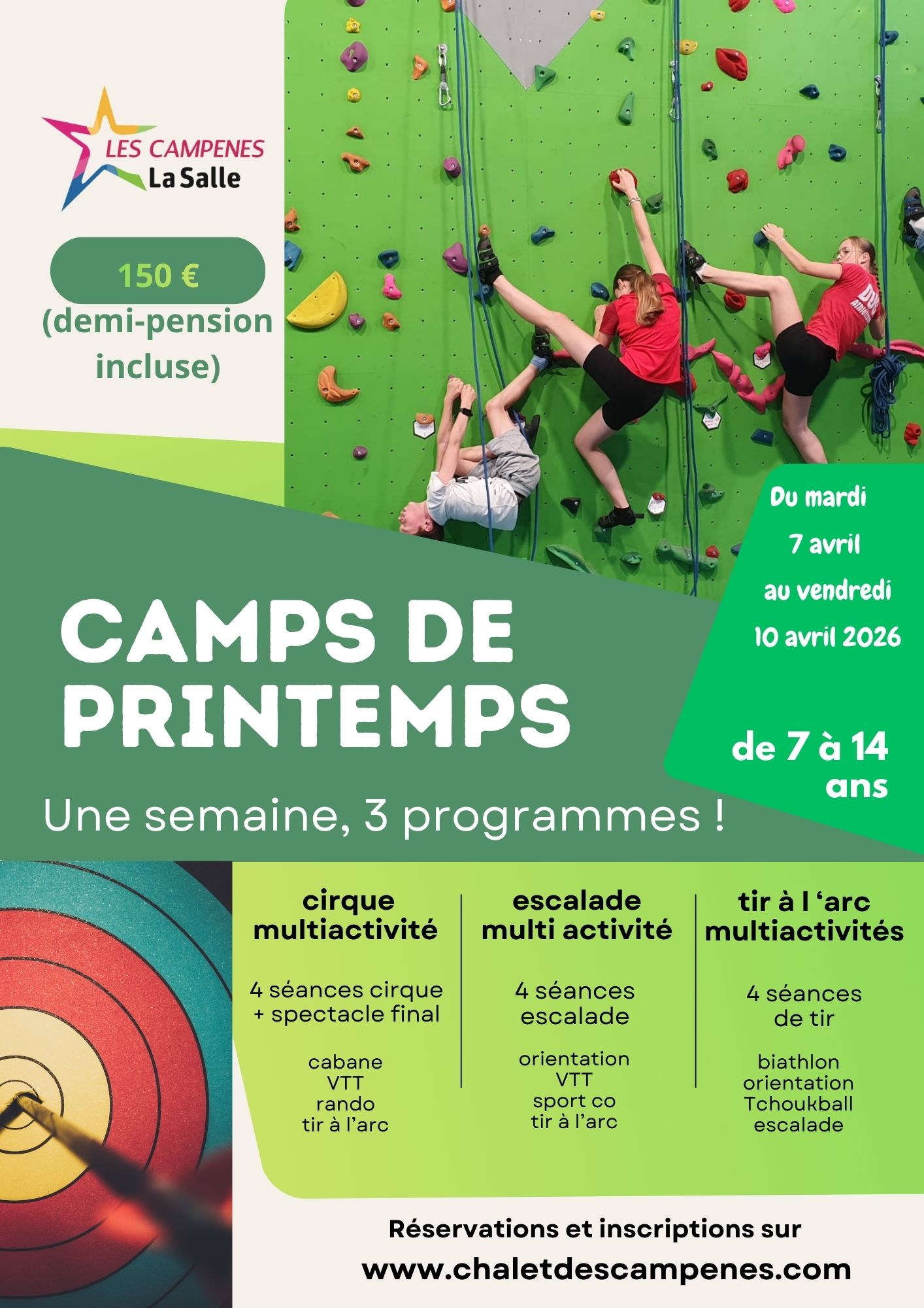 Camps printemps 2026